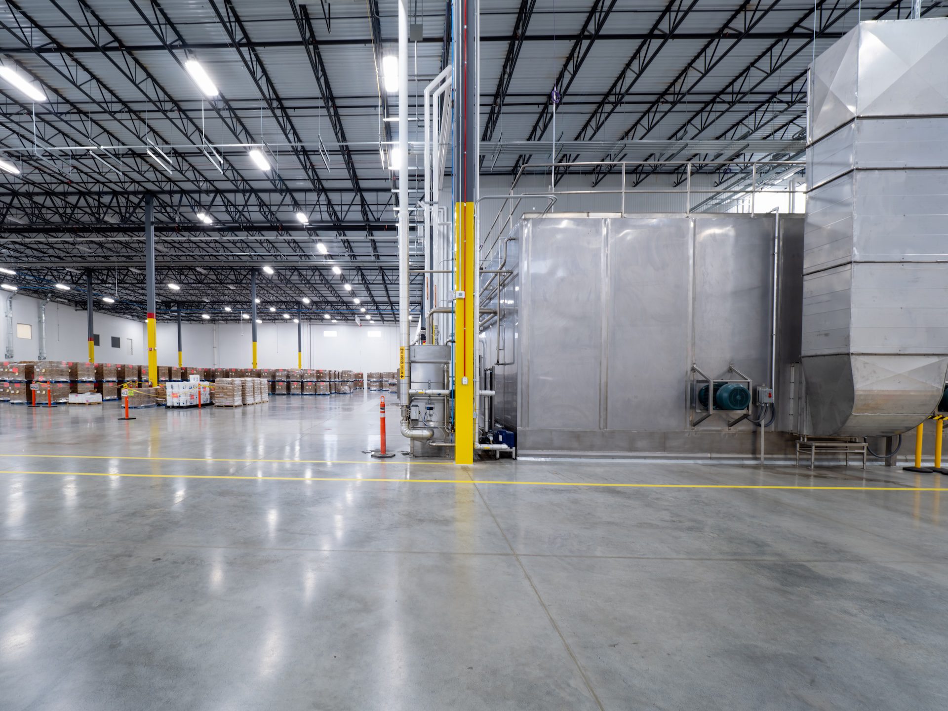 empty manufacturing floor