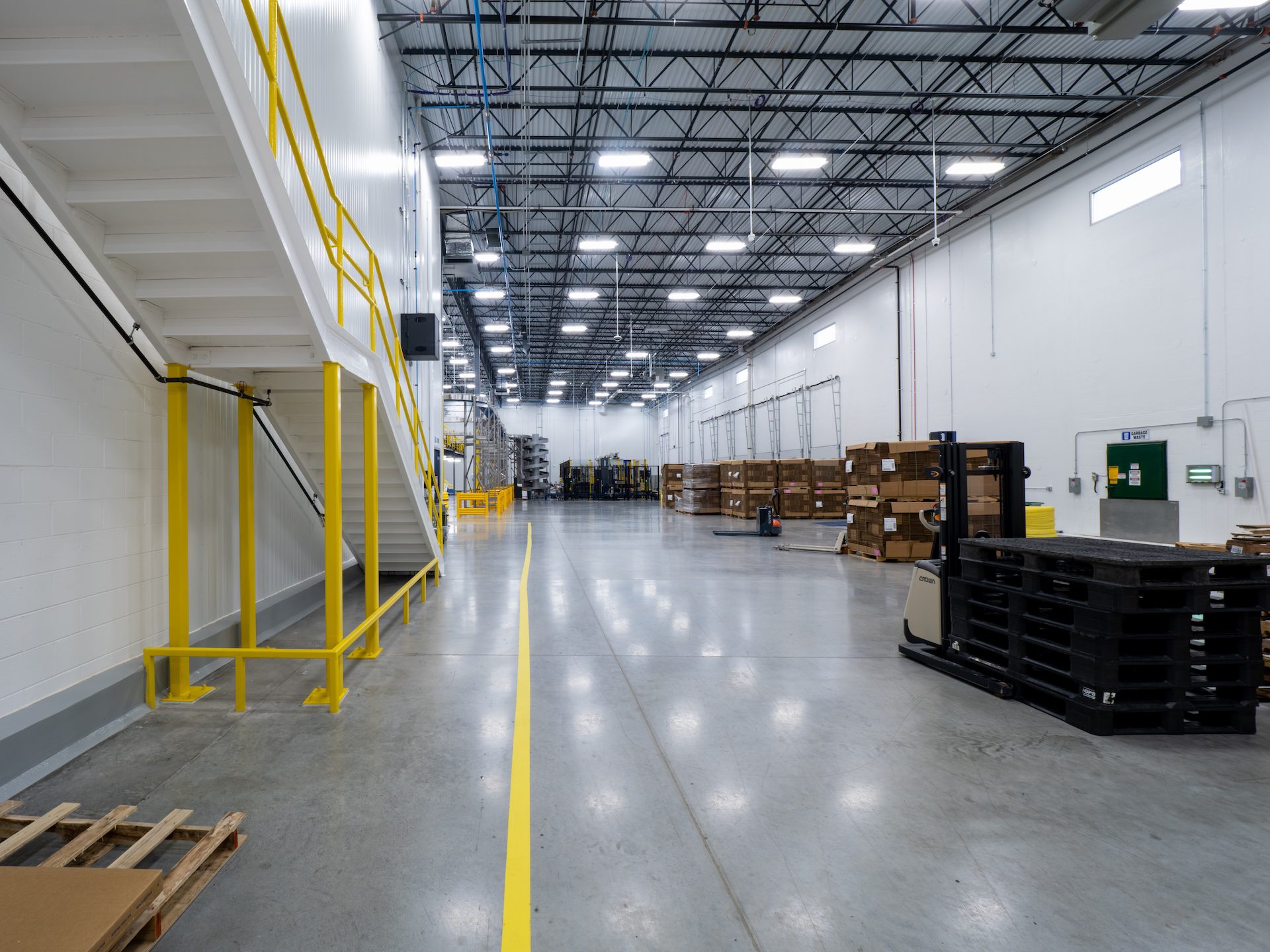 empty manufacturing floor