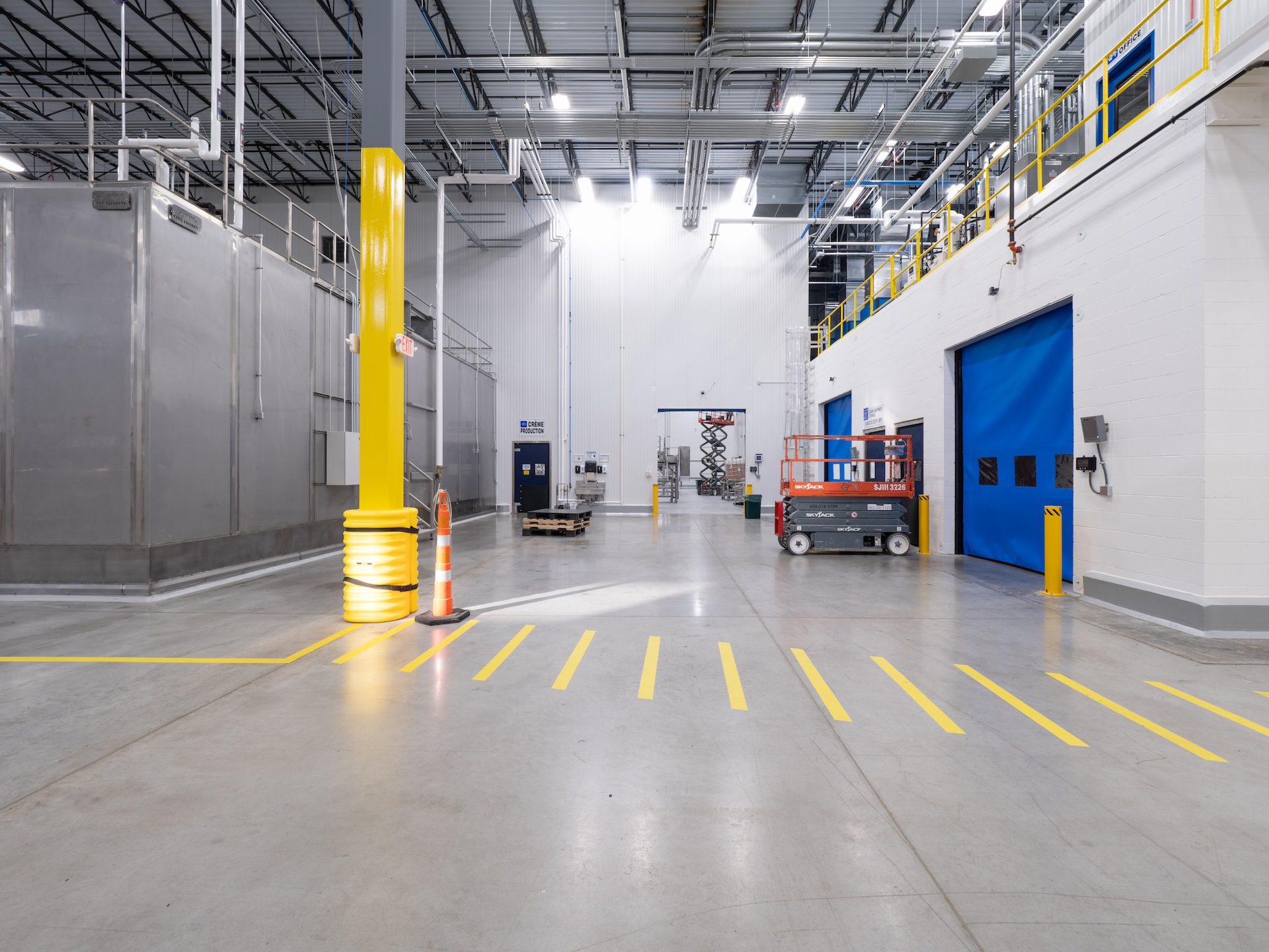 empty manufacturing floor