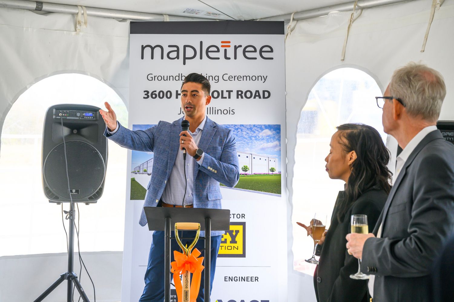 keeley-mapletree-houbolt-groundbreaking-construction-2 Sean Keeley talking